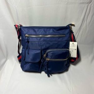 Urban Expression Vegan approved Nylon Navy crossbody bag